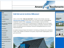 Tablet Screenshot of amend.webin-service.de